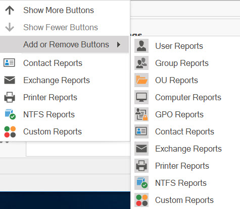 AD Reports Predefined Reports